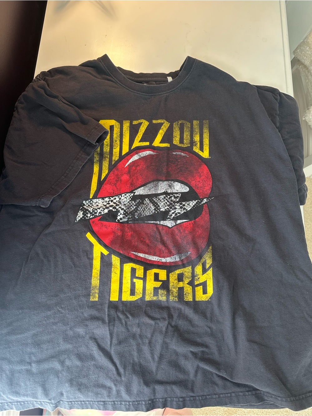 Mizzou Tigers Black Vintage Graphic Tee
